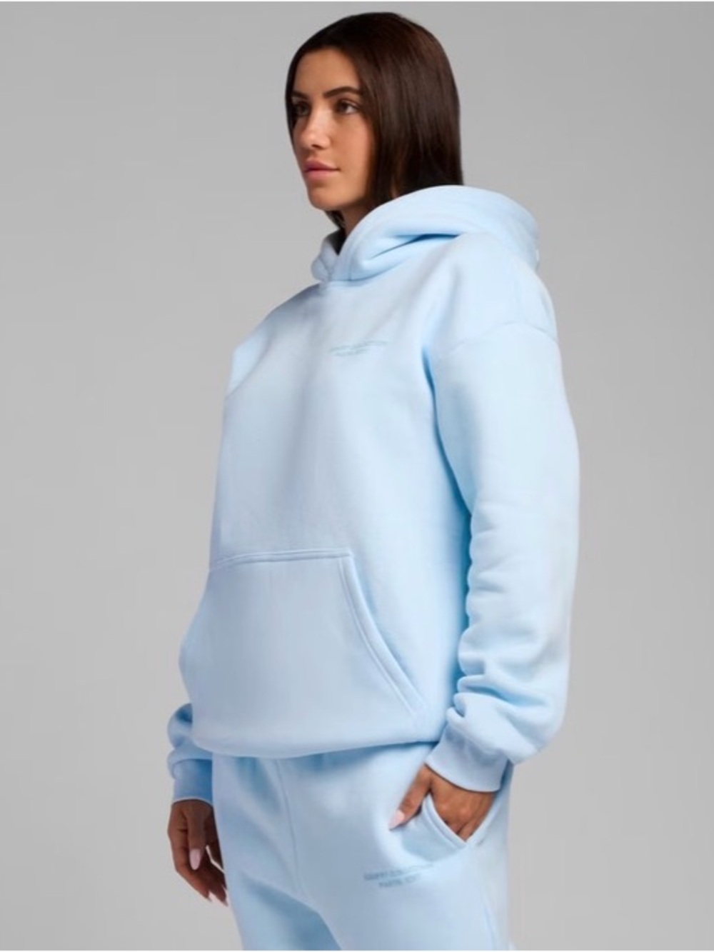 Comfrt New Without Tag : Kids Light Blue Pullover Hoodie Youth Large